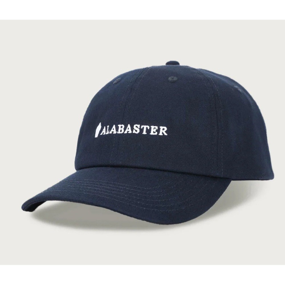 New Alabaster‎ Embroidered Hat adjustable slide-back Navy Blue